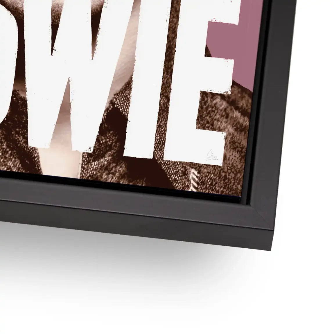 Starman Portrait Bowie Alu Dibond Bild