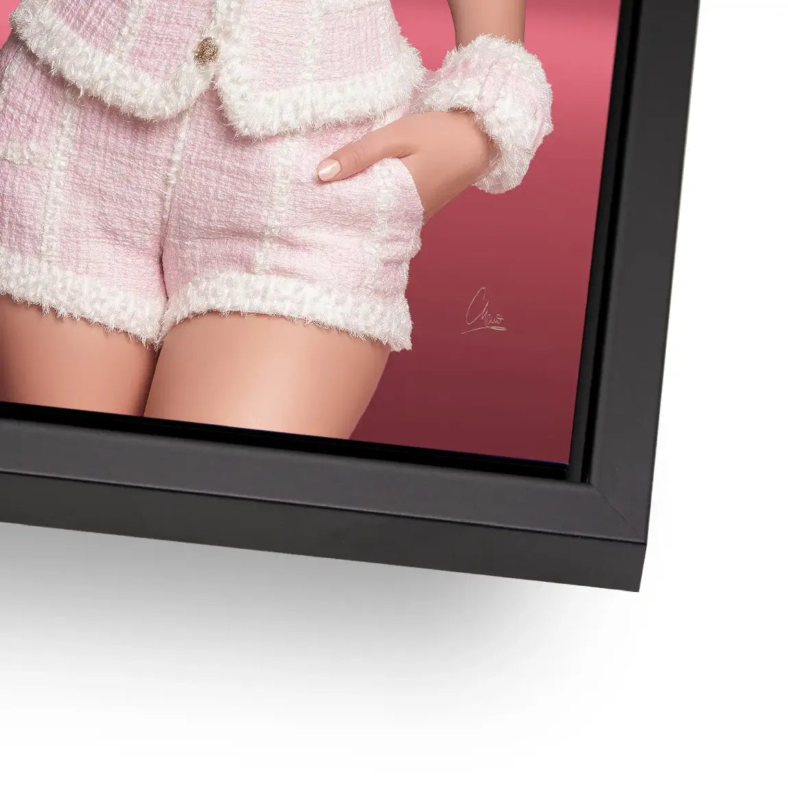 Pink Couture Marilyn Monroe Alu Dibond Bild
