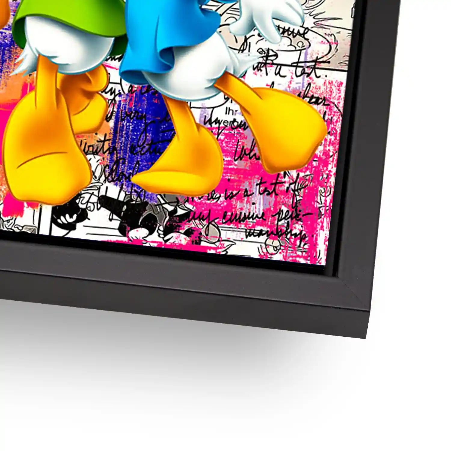 Duck Kids Pop Art AluDibond Bild INGALERIE