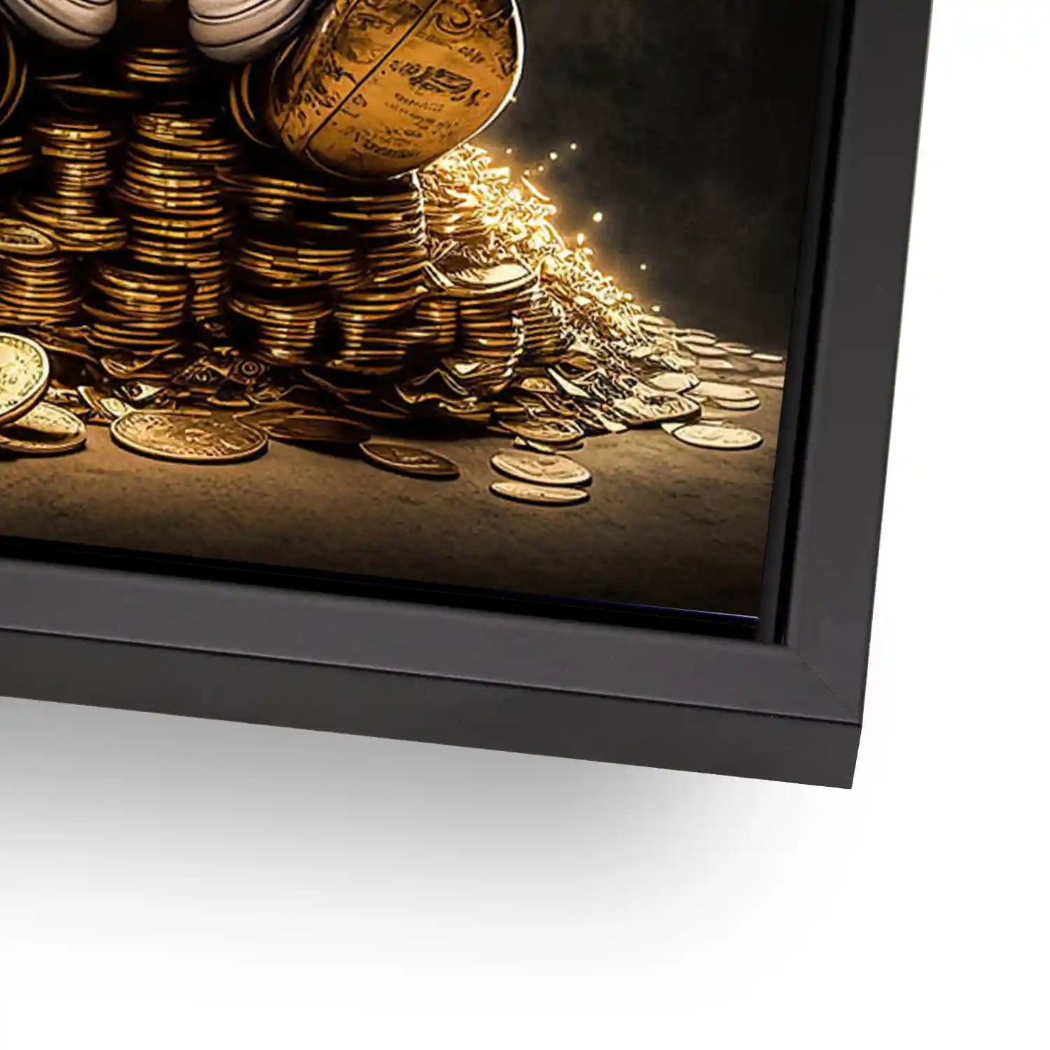 Micky Gold Motivation AluDibond Bild INGALERIE