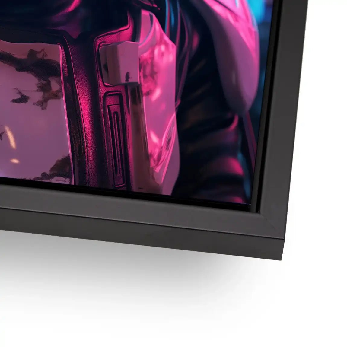 Stormtrooper Neon Style Alu Dibond Bild INGALERIE