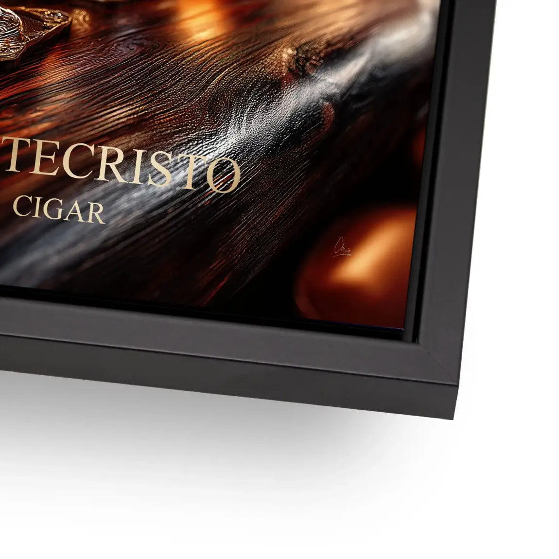 Amber Delight Cognac Alu Dibond Bild