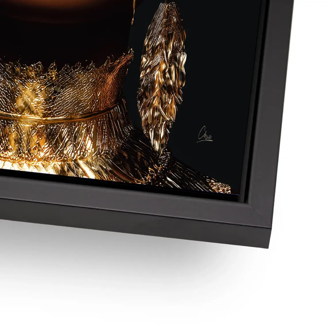 Tears of Gold Alu Dibond Bild