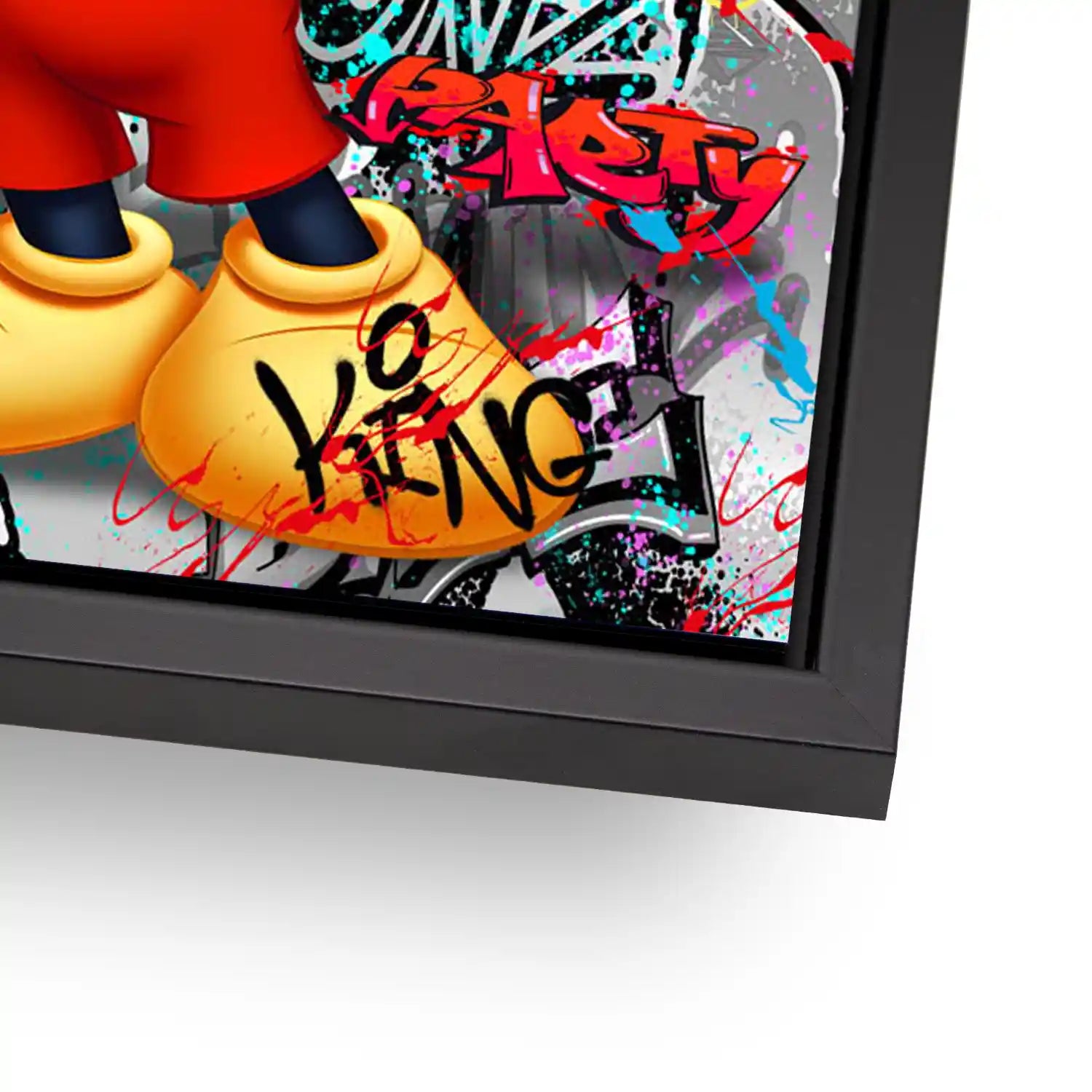 Micky Street Art Style AluDibond Bild INGALERIE