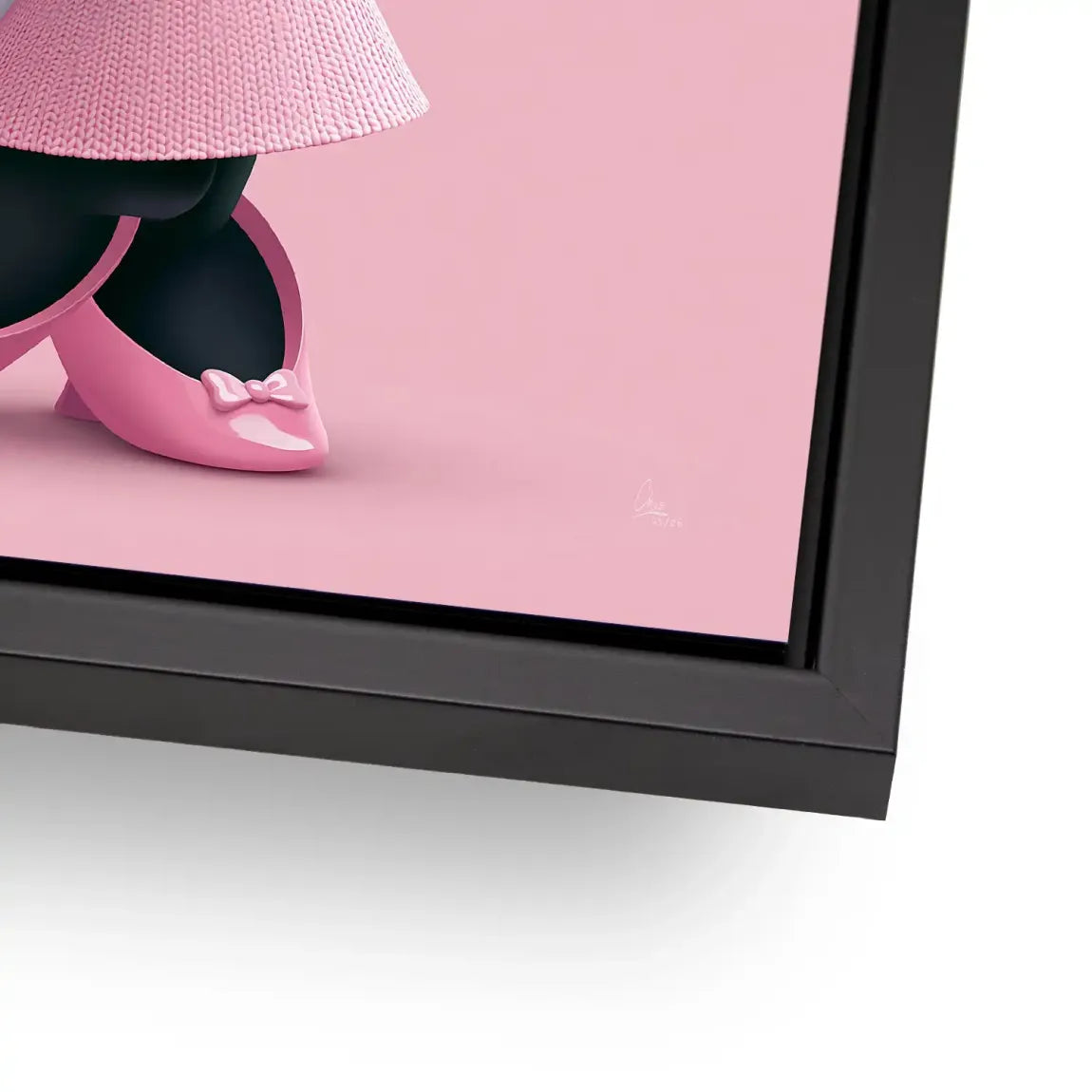 Minnie Rosé Chic Alu Dibond Wandbild