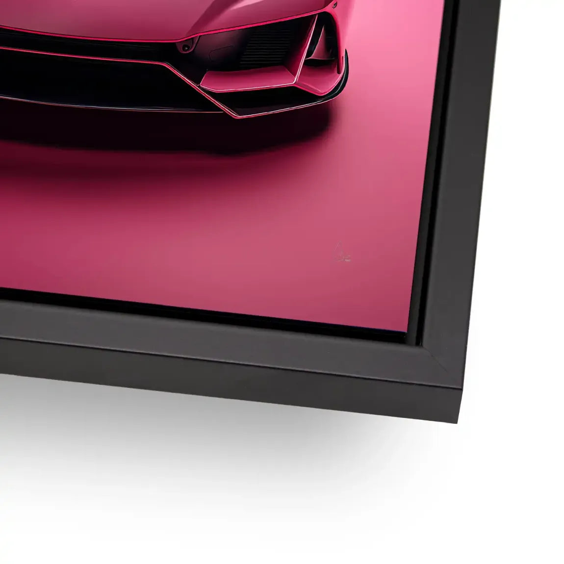 Pink Speed Lambo Alu Dibond Bild