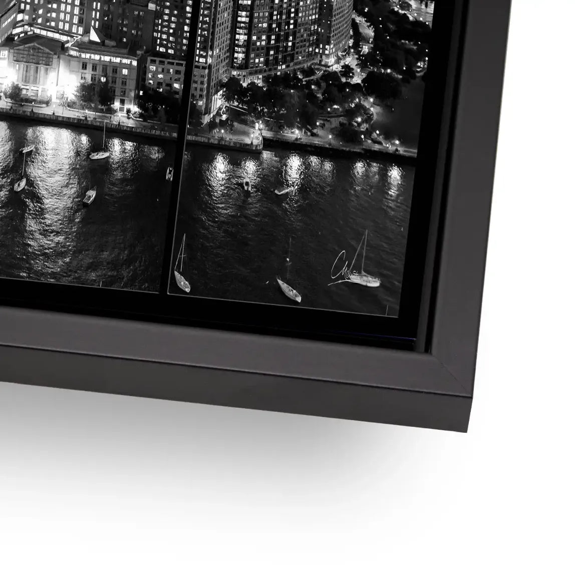 City Lights New York Alu Dibond Bild