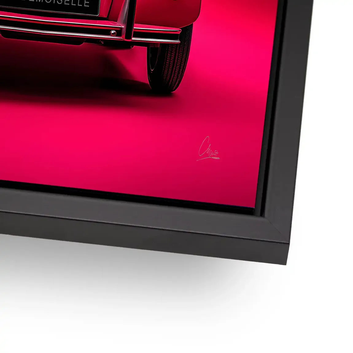 Mademoiselle Chic 2CV Alu Dibond Bild