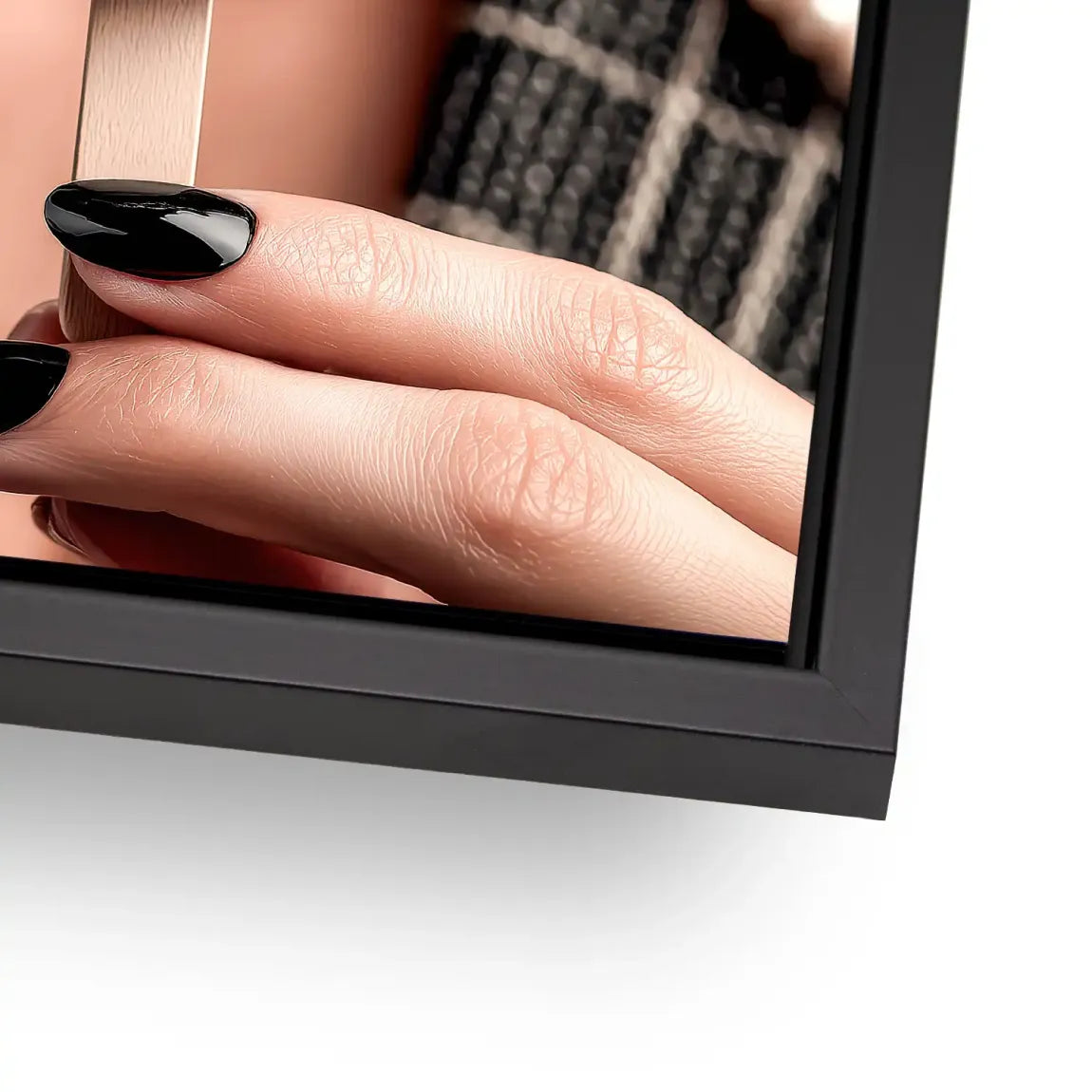 Black Pearl Ice Couture Alu Dibond Bild