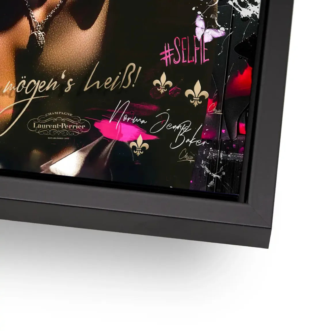 Pop Glam Marilyn Monroe Alu Dibond Bild