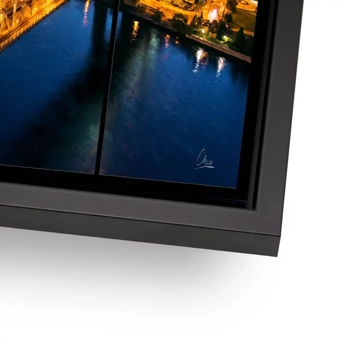 City Lights Manhattan Alu Dibond Bild