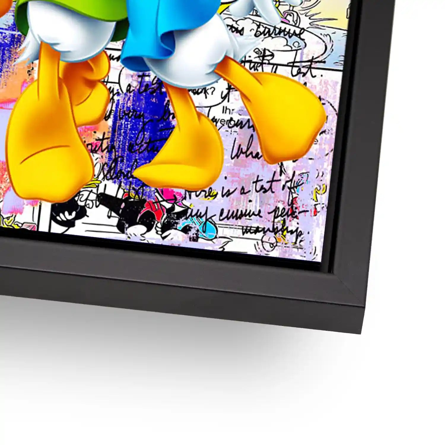 Duck Kids Nr.2 Pop Art AluDibond Bild INGALERIE