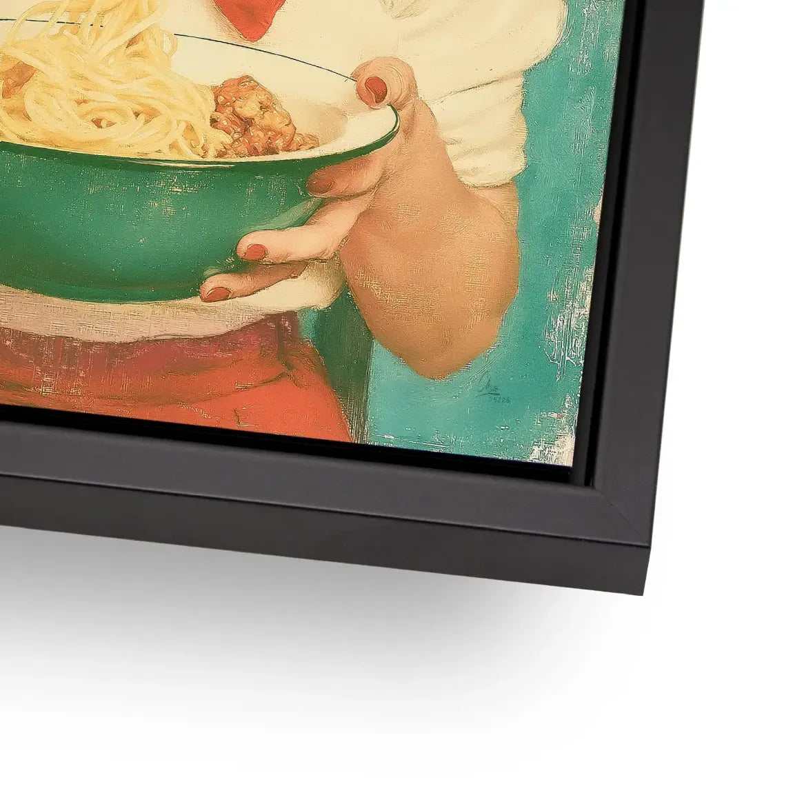 Marilyn Monroe Spaghetti Alu Dibond Wandbild