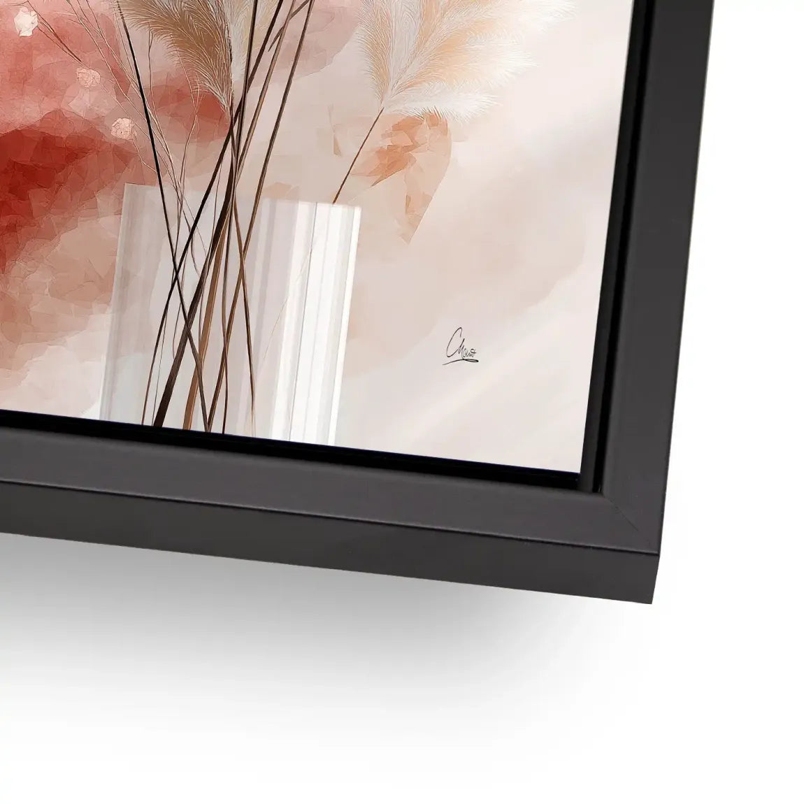 Amber Fields Alu Dibond Bild