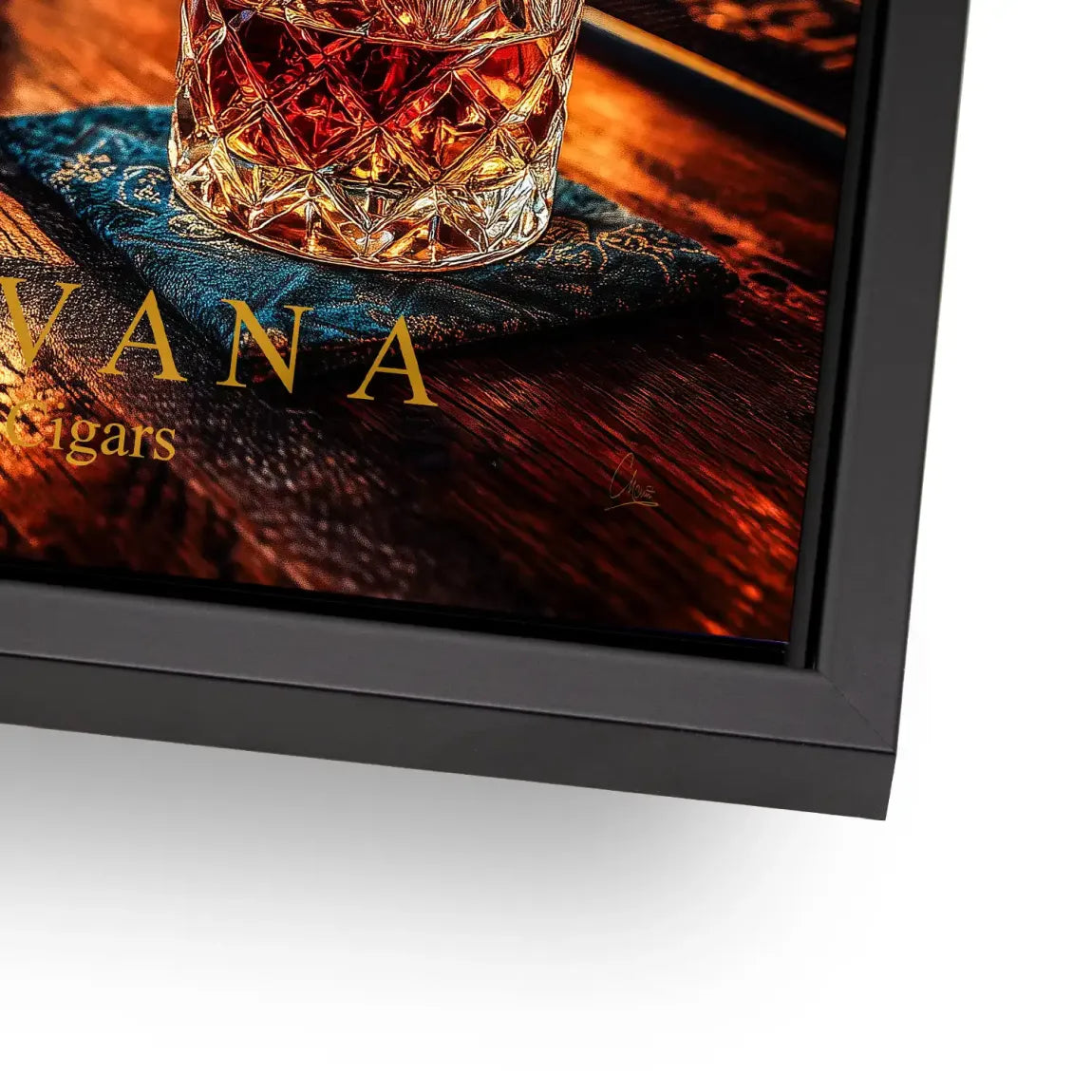 Havana Nights Whisky Alu Dibond Bild