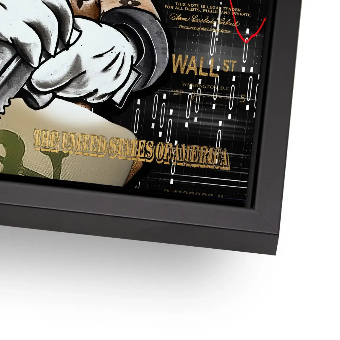 Financial Empire Duck Alu Dibond Bild