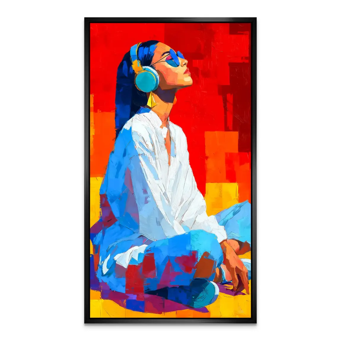 Feel the Sound Aludibond Bild