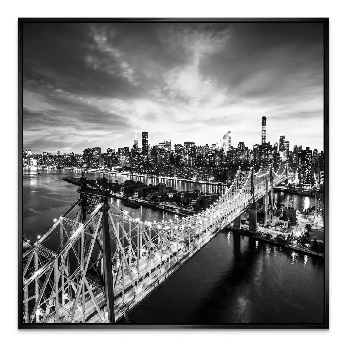 New York Noir Alu Dibond Wandbild