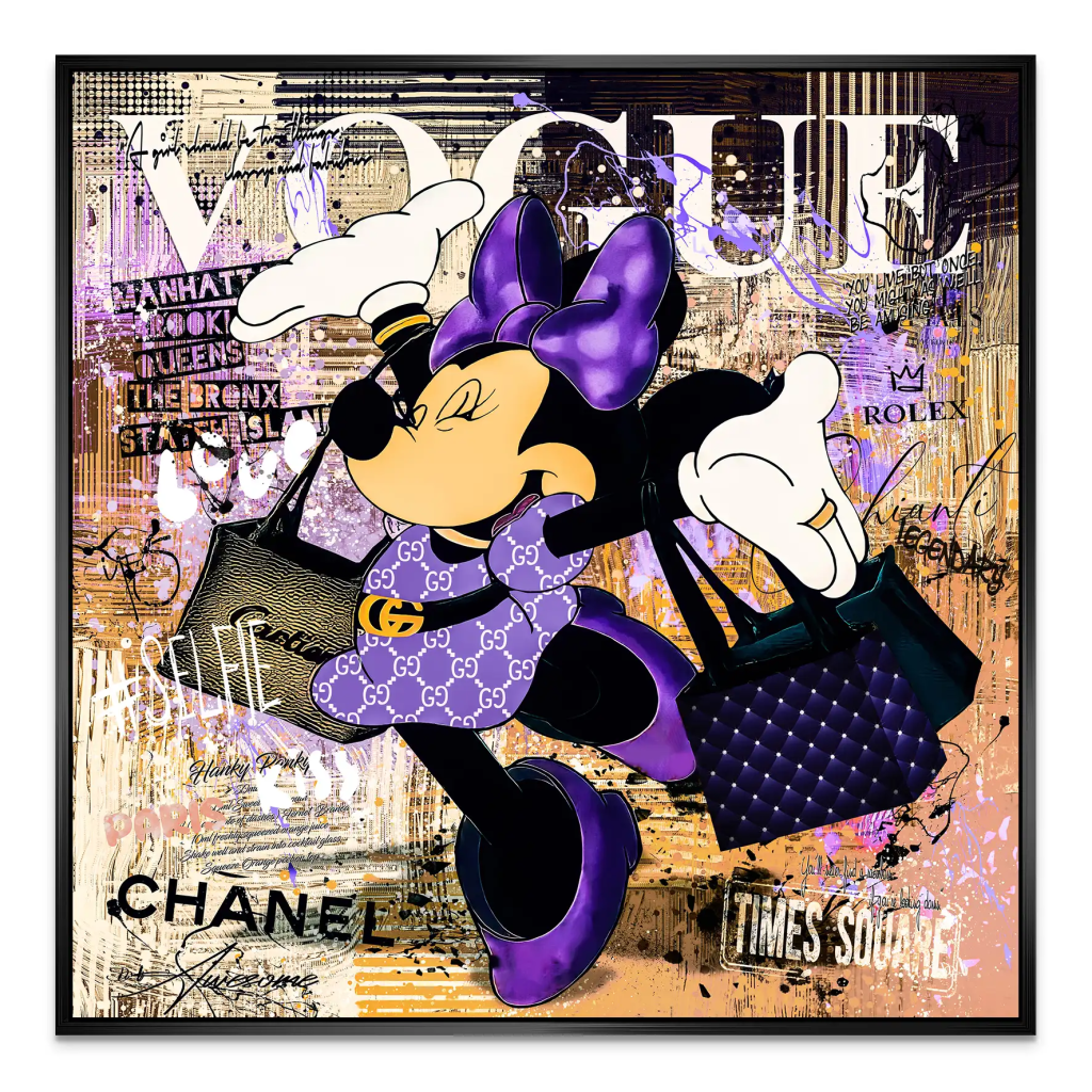 Minnie Vogue AluDibond Bild INGALERIE