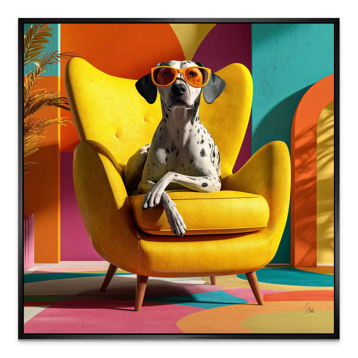 Sunny Seat Alu Dibond Bild