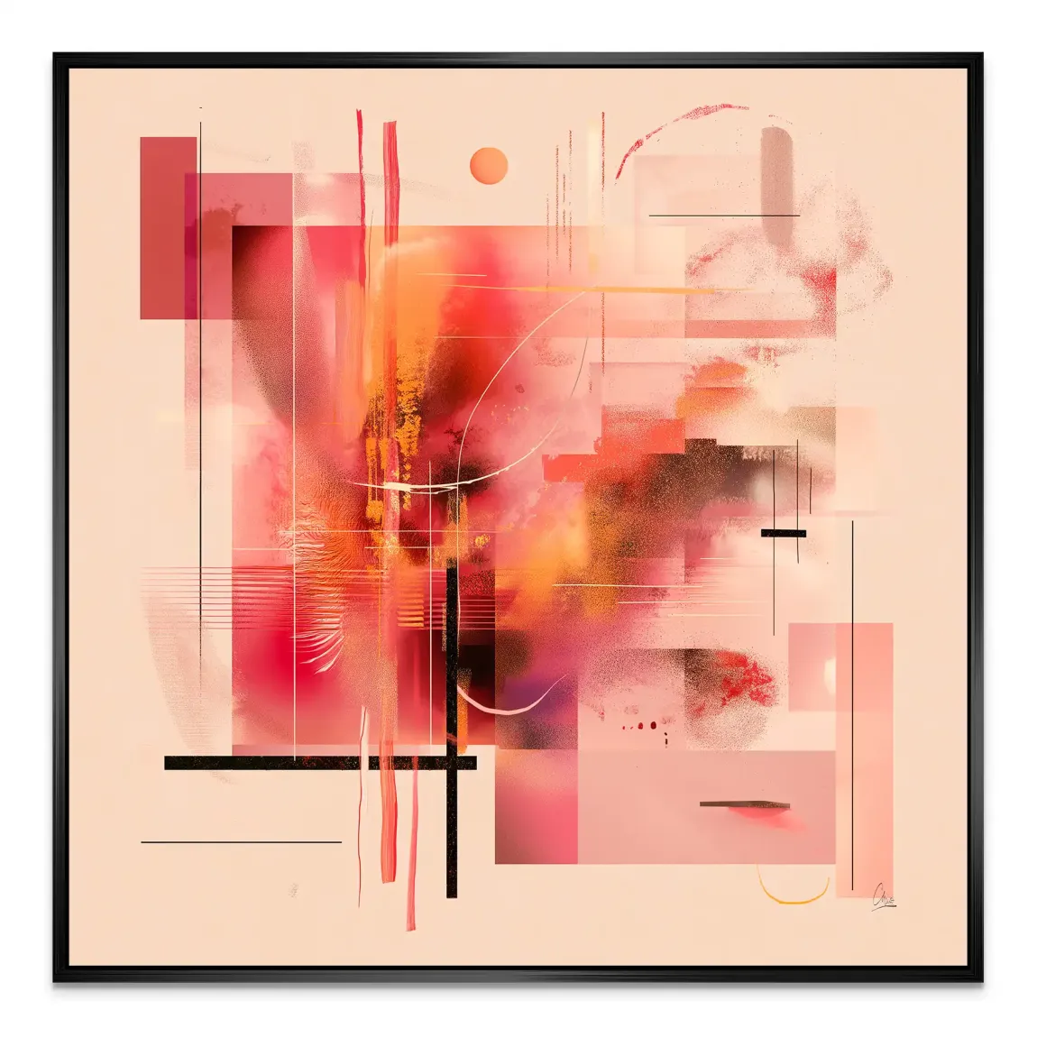 Infinite Glow Alu Dibond Bild