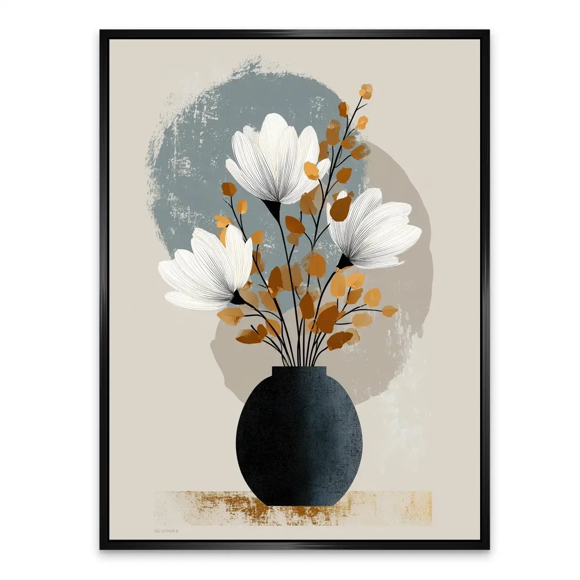 Pure Natur Abstrakt Alu Dibond Bild