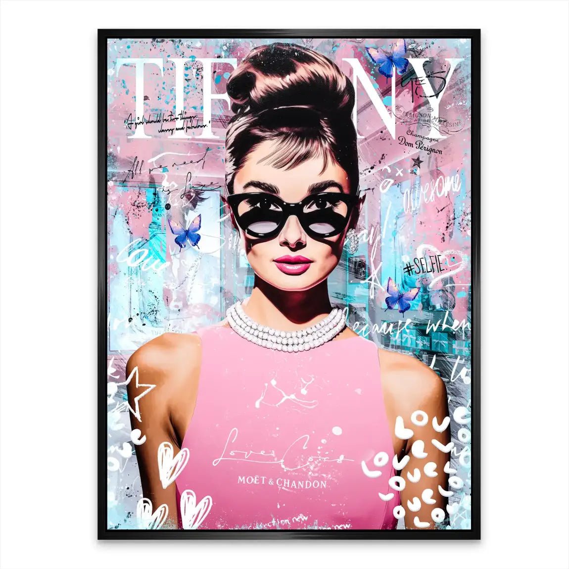 Audrey Tiffany Nr.5 Alu Dibond Bild INGALERIE