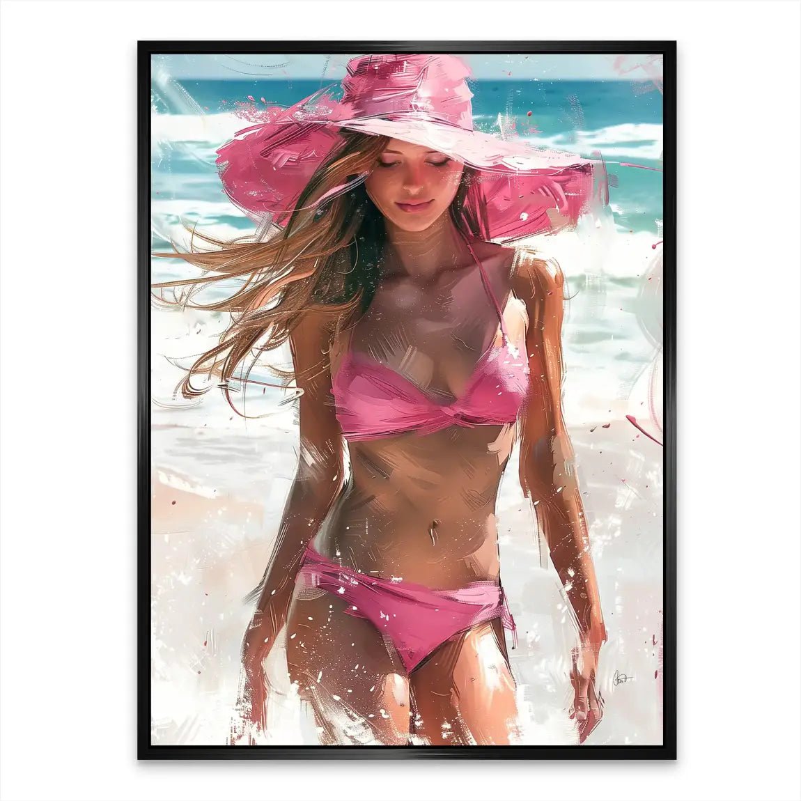 Summer Beach Beauty Nr.4 Alu Dibond Bild INGALERIE