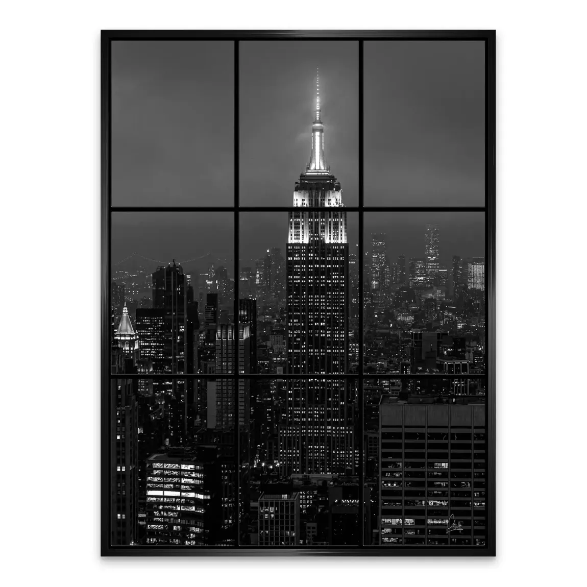 Midnight Crown New York Alu Dibond Bild