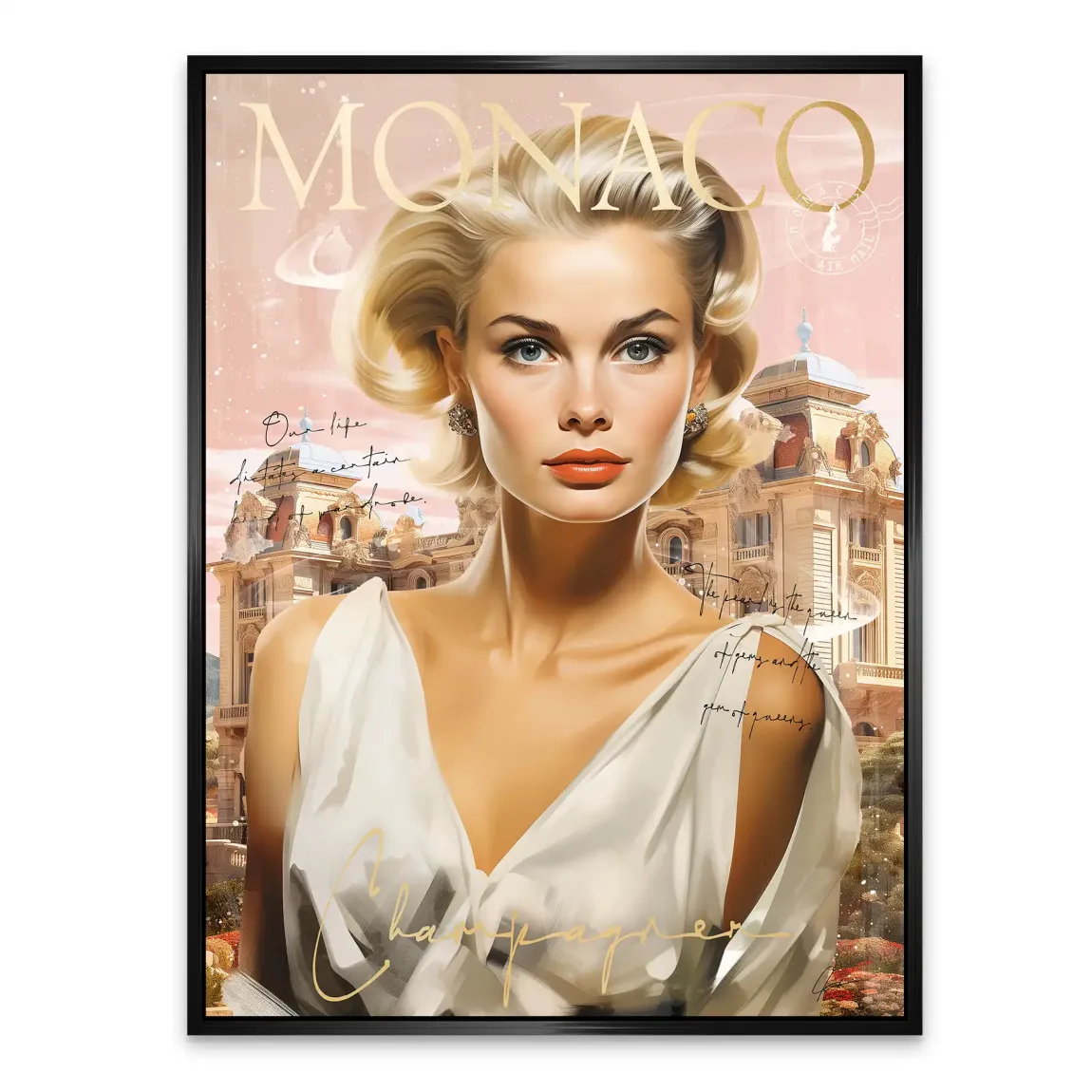 Grace Monaco Alu Dibond Bild INGALERIE