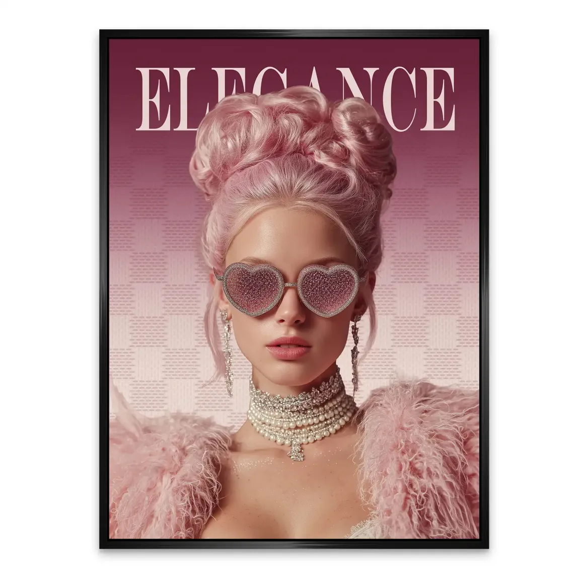 Lady Elegance Alu Dibond Bild