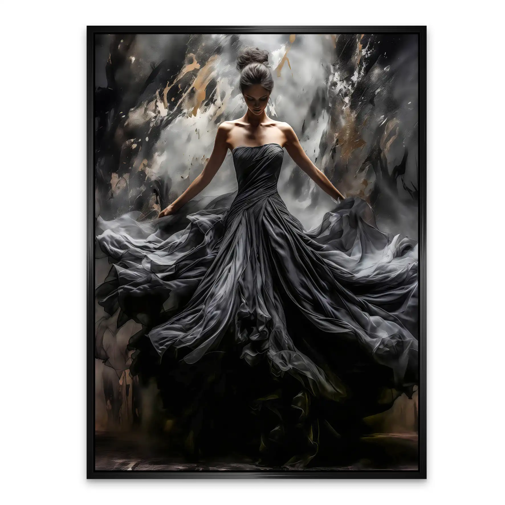 Ballerina Abstrakt AluDibond Bild INGALERIE
