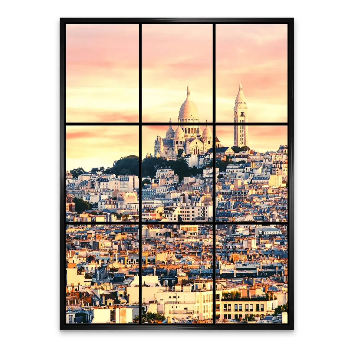 Sunrise Montmartre Paris Alu Dibond Bild