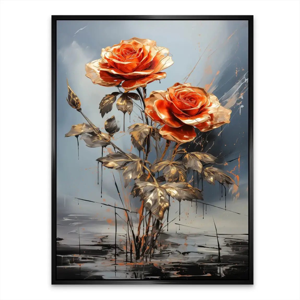 Flower Abstrakt Nr.21 Alu Dibond Bild INGALERIE