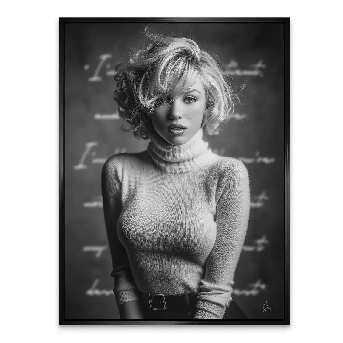 Marilyn Ikone Alu Dibond Bild