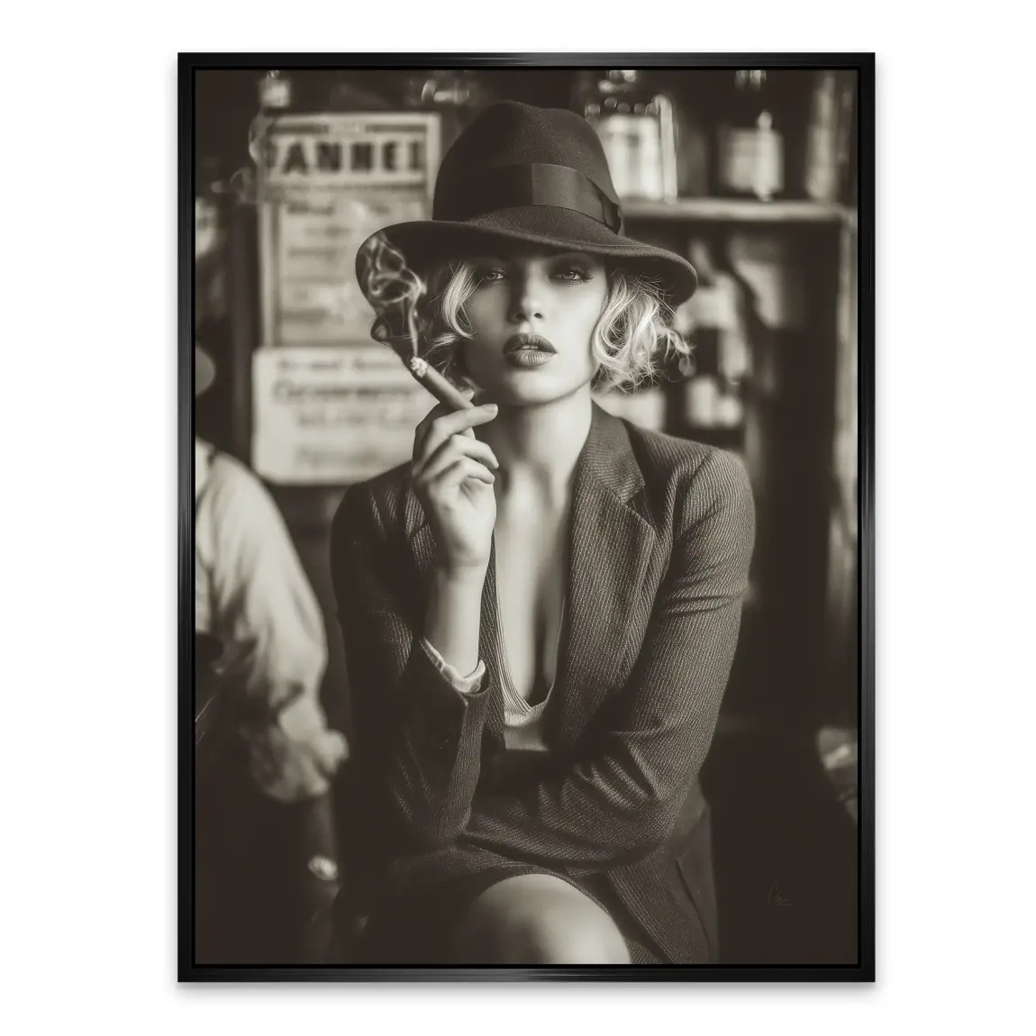 Beauty Cigar Alu Dibond Bild