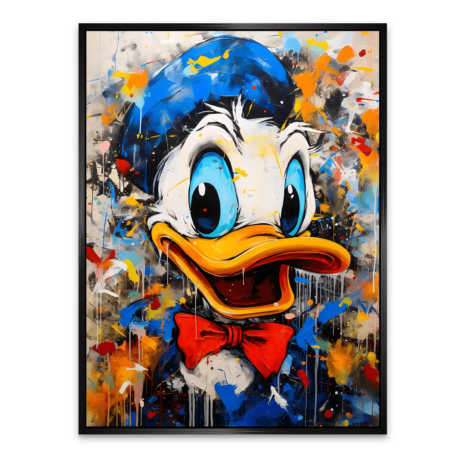 Donald Abstrakt Style AluDibond Bild INGALERIE