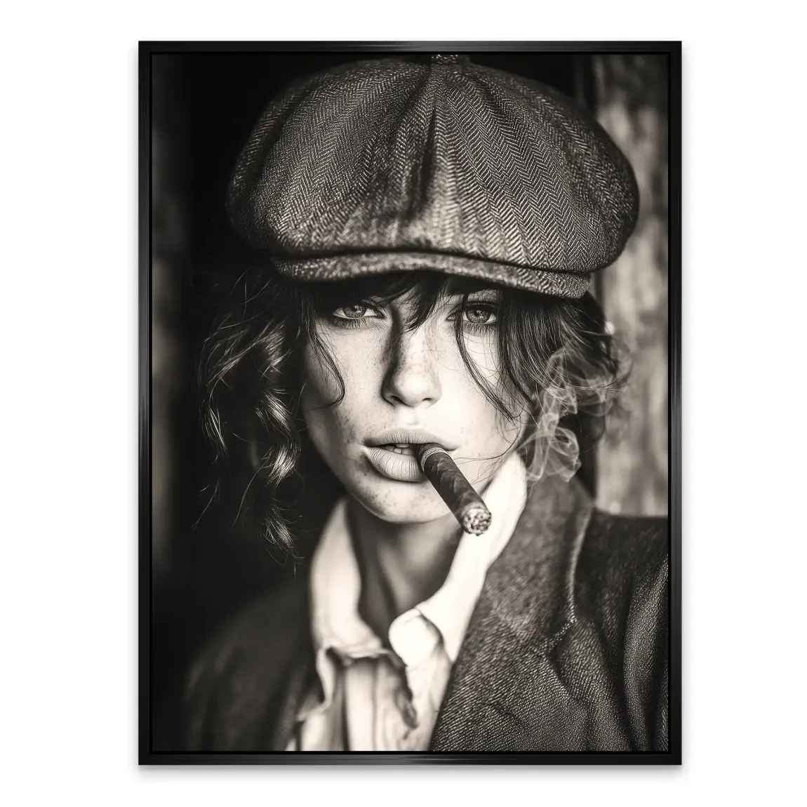 Beauty of Smoke and Silence Alu Dibond Bild INGALERIE