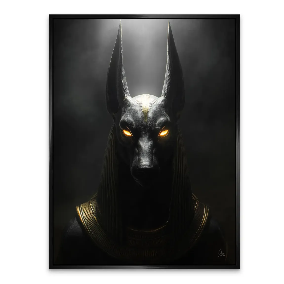 Dark Anubis Alu Dibond Bild