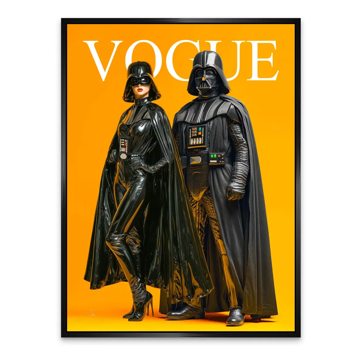 Galactic Vogue Darth Vader Alu Dibond Bild