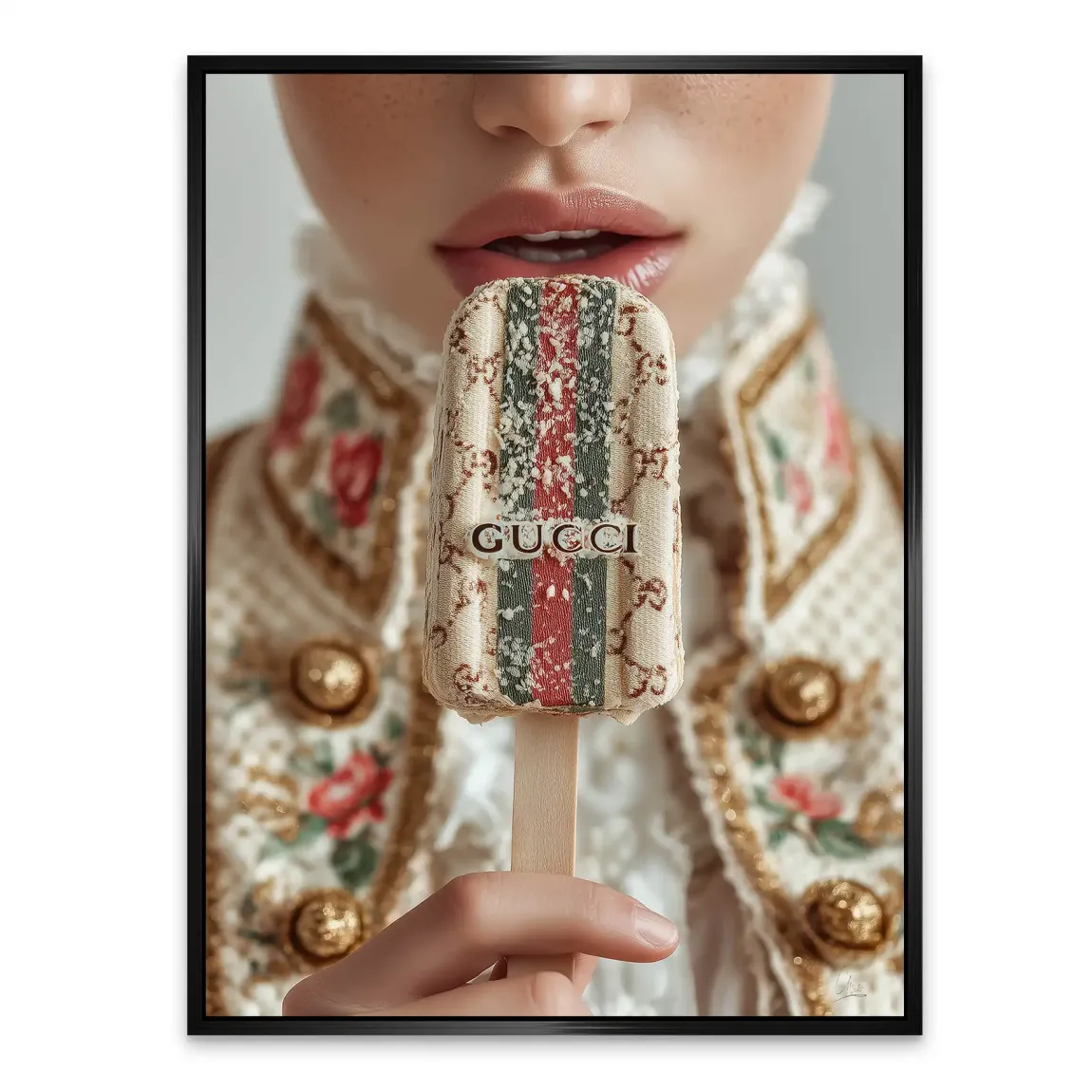 Gucci Ice Couture Alu Dibond Bild