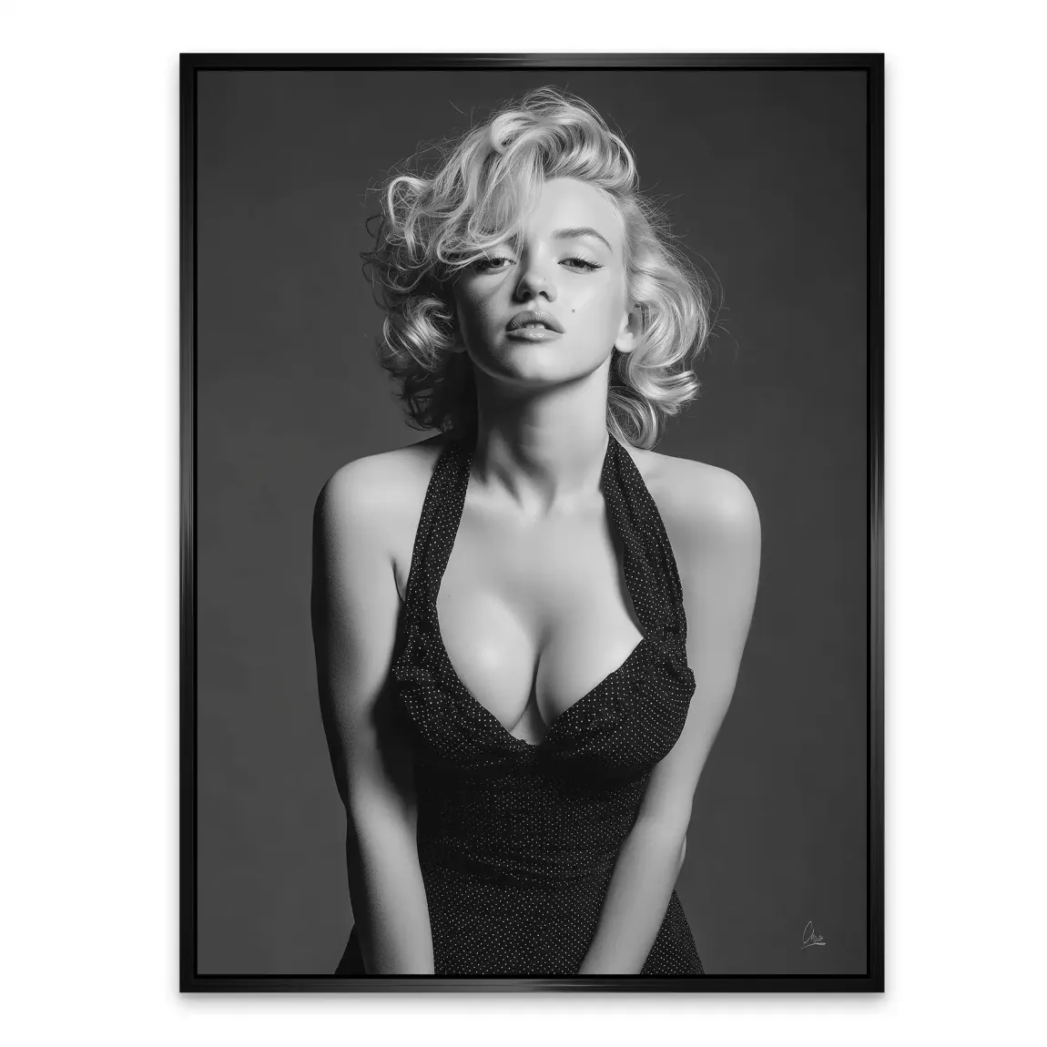 Marilyn Monroe Charm Alu Dibond Bild