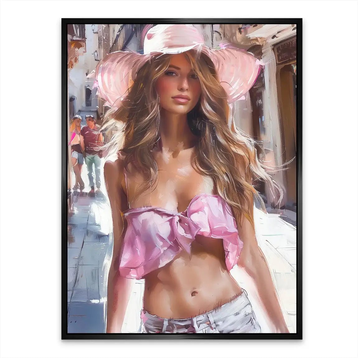 Italian Beauty Alu Dibond Bild INGALERIE