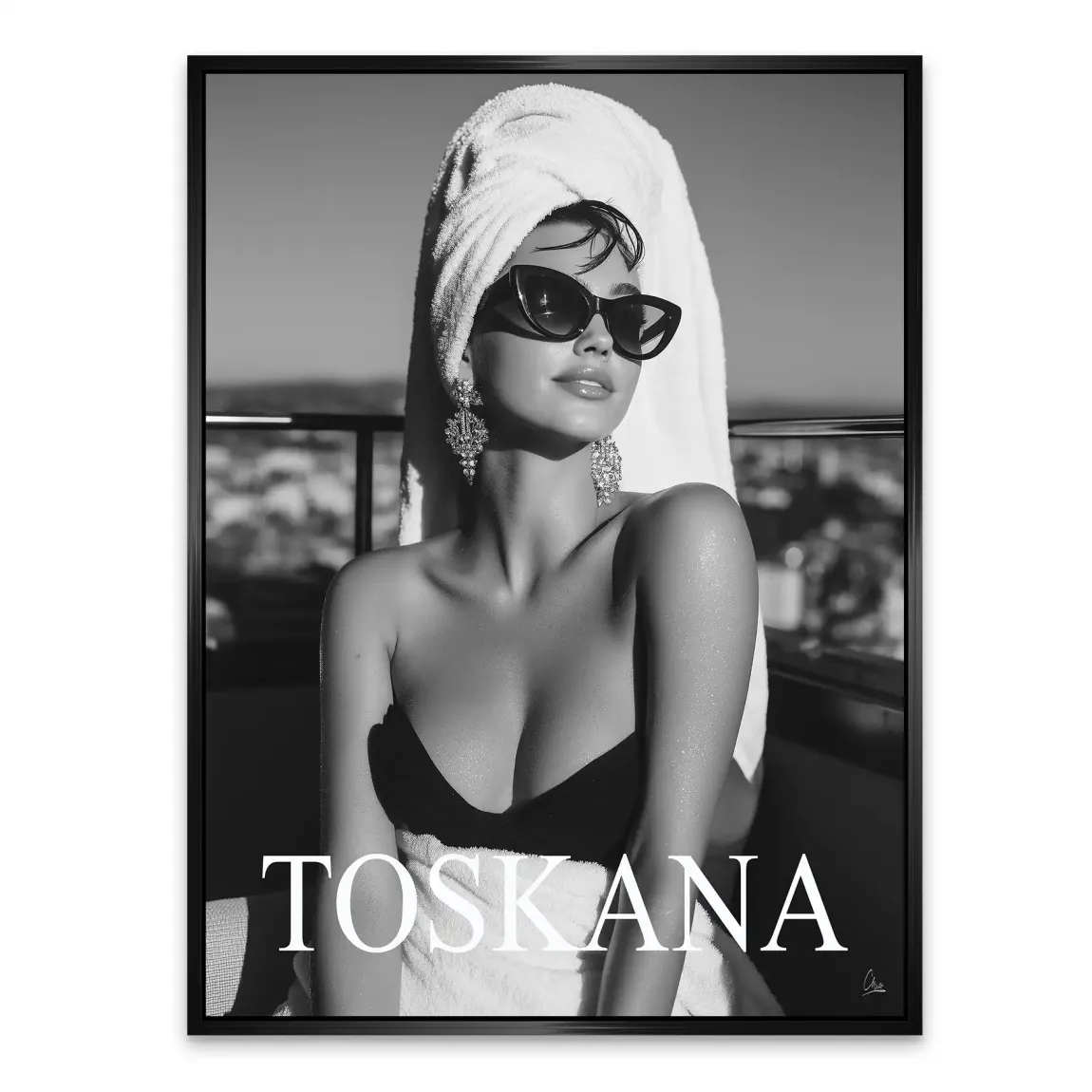 Toskana Glam Alu Dibond Bild