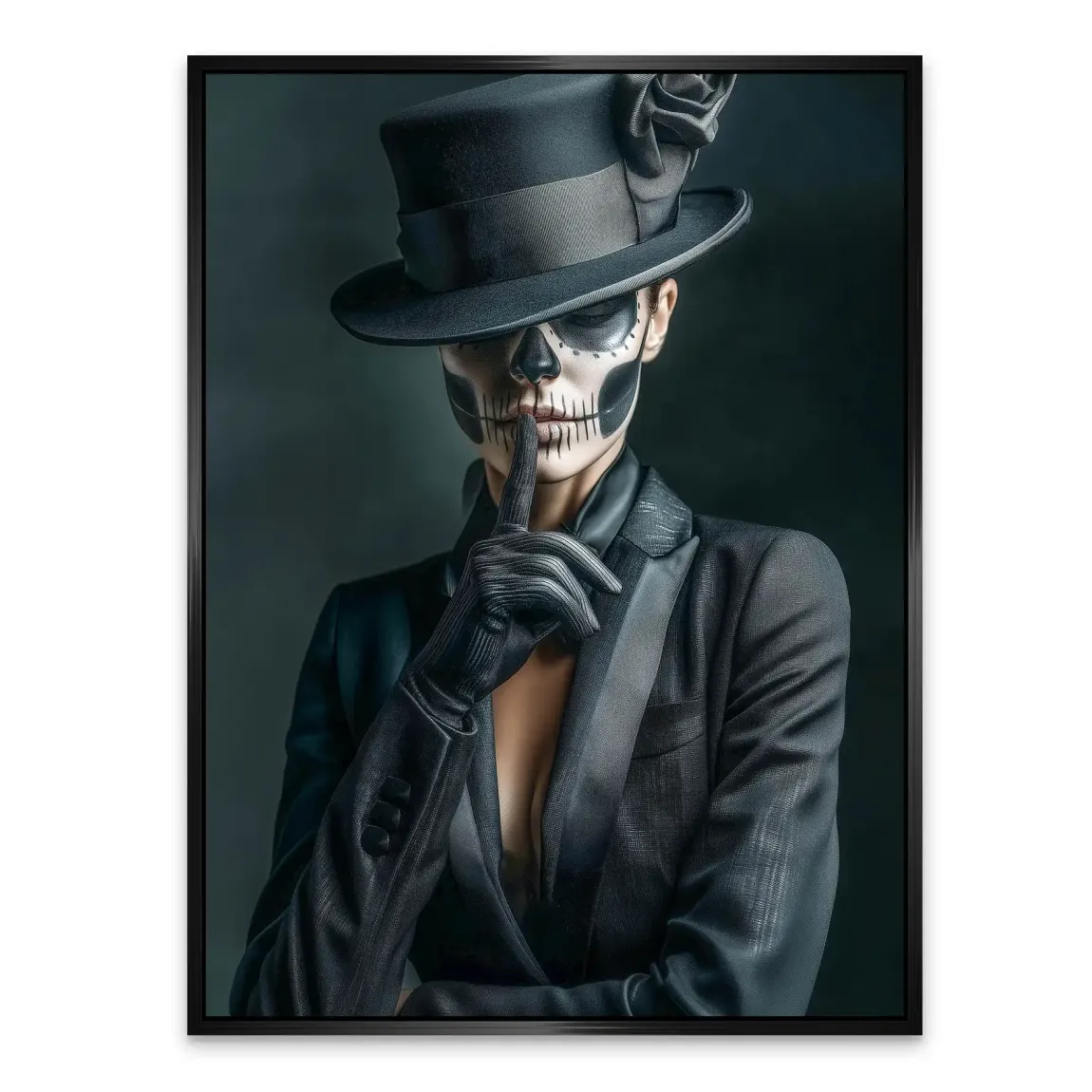 Silent la Catrina Alu Dibond Bild INGALERIE