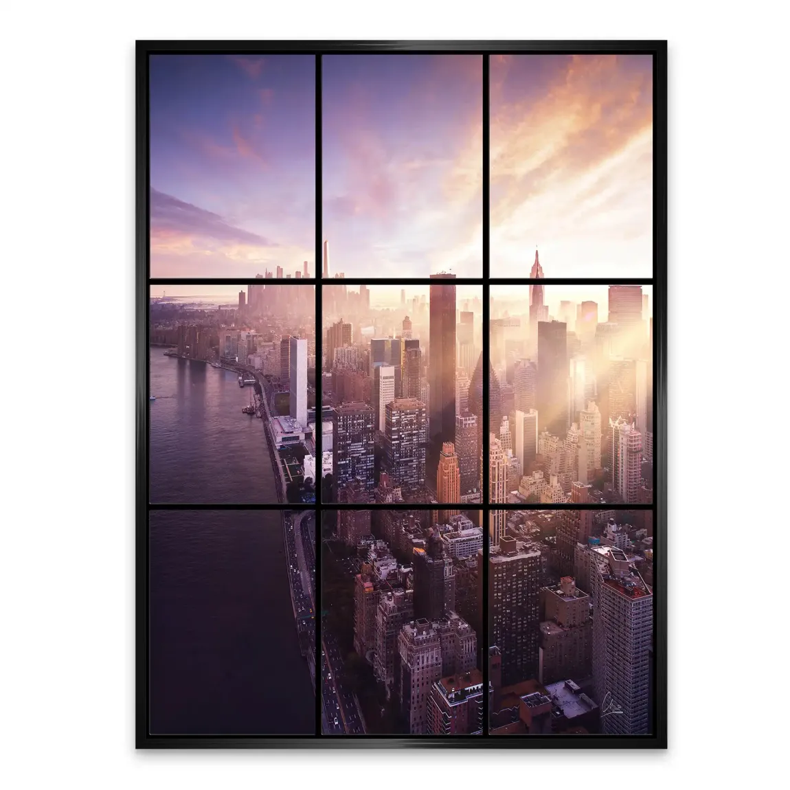 Manhattan View Alu Dibond Bild