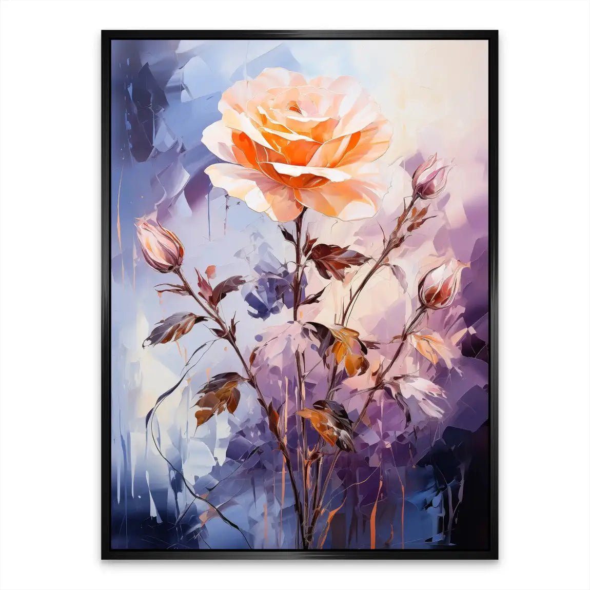 Flower Abstrakt Nr.23 Alu Dibond Bild INGALERIE