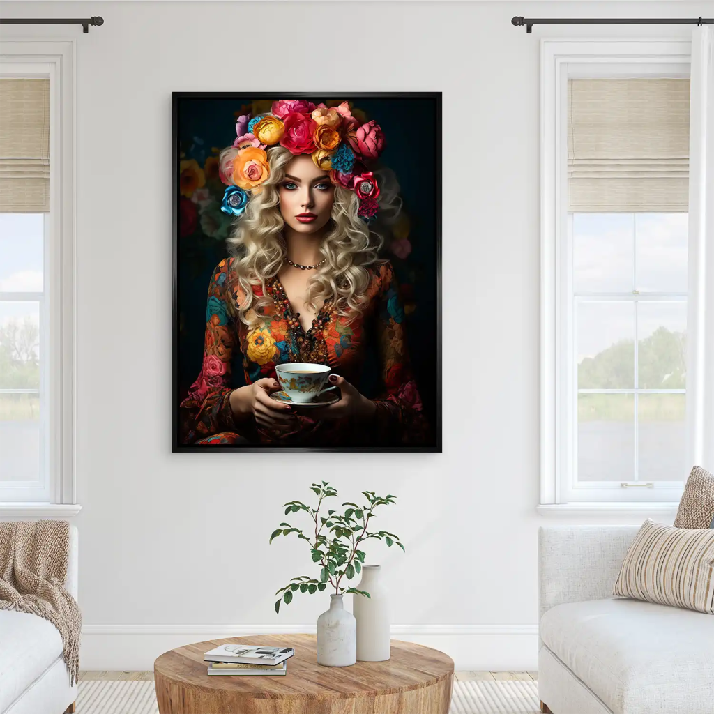 Beauty Bohemian Flower AluDibond Bild INGALERIE