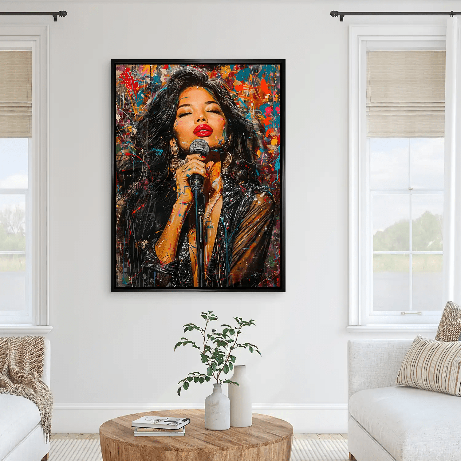 Beauty Singer AluDibond Bild INGALERIE