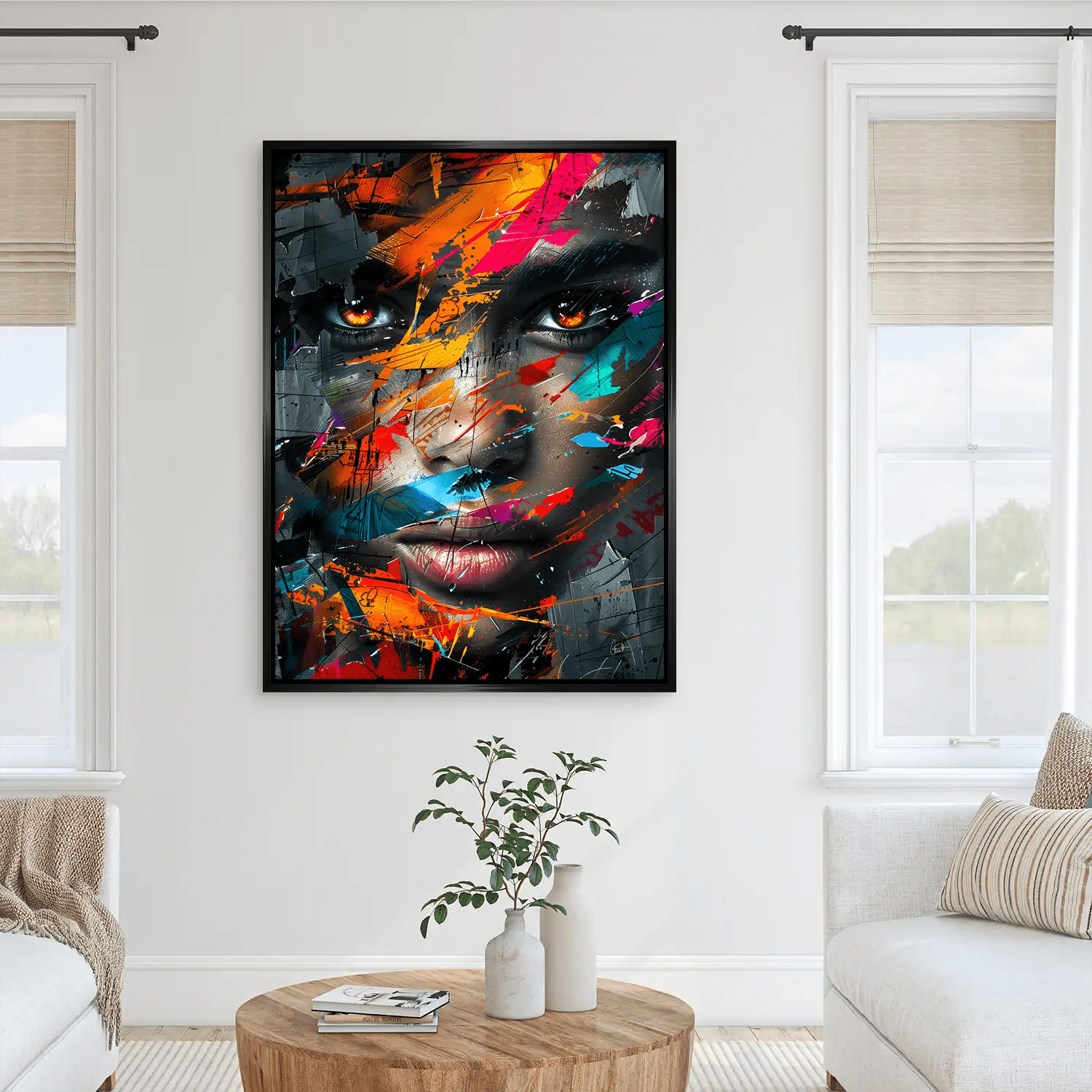 Abstrakt Girl Nr.2 AluDibond Bild INGALERIE